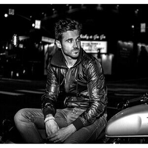 Diesel Vintage Super Rare Mens Moto Bomber Nylon Windbreaker Jacket